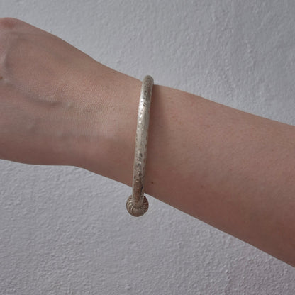Spiral globe bangle