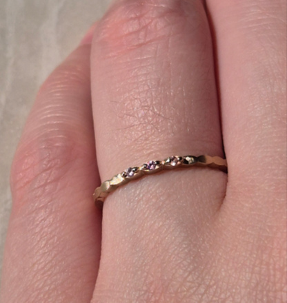 Three Peaks - Pink Sapphire