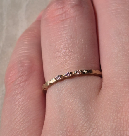 Three Peaks - Pink Sapphire