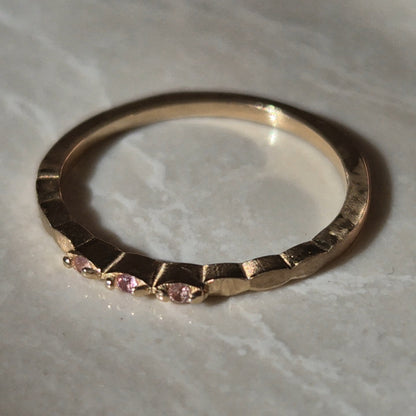 Three Peaks - Pink Sapphire